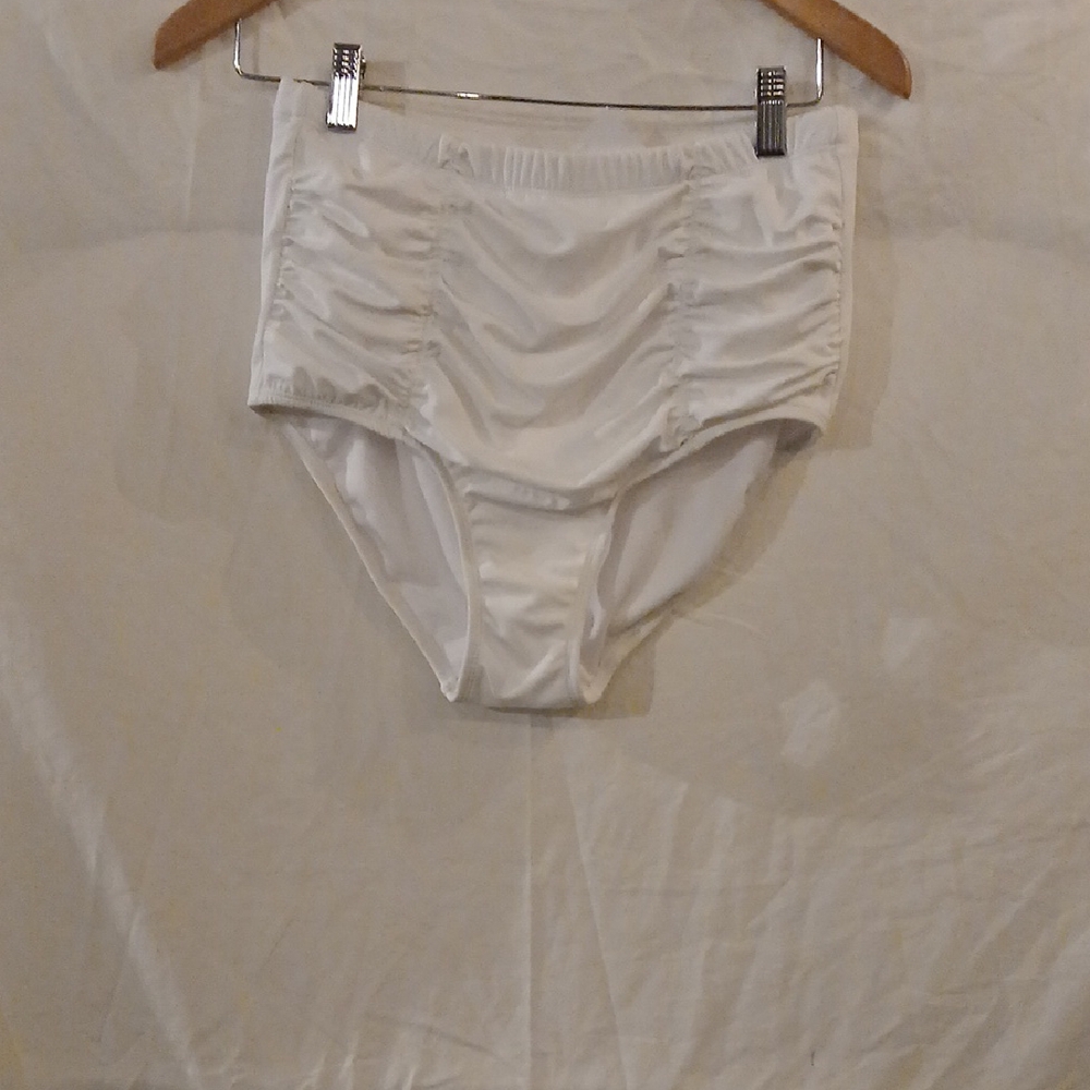 Swimsuits For All Cream Bikini Bottoms